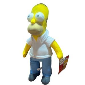 The Simpsons Homer 20th Century Fox‎ Plush 1990 NWT